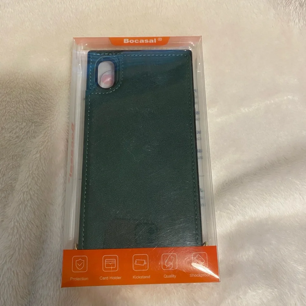 🌸 Green Crossbody Phone Wallet - Picture 5 of 8